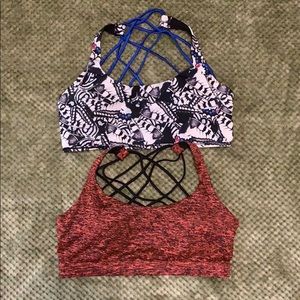 Sports bras - size large